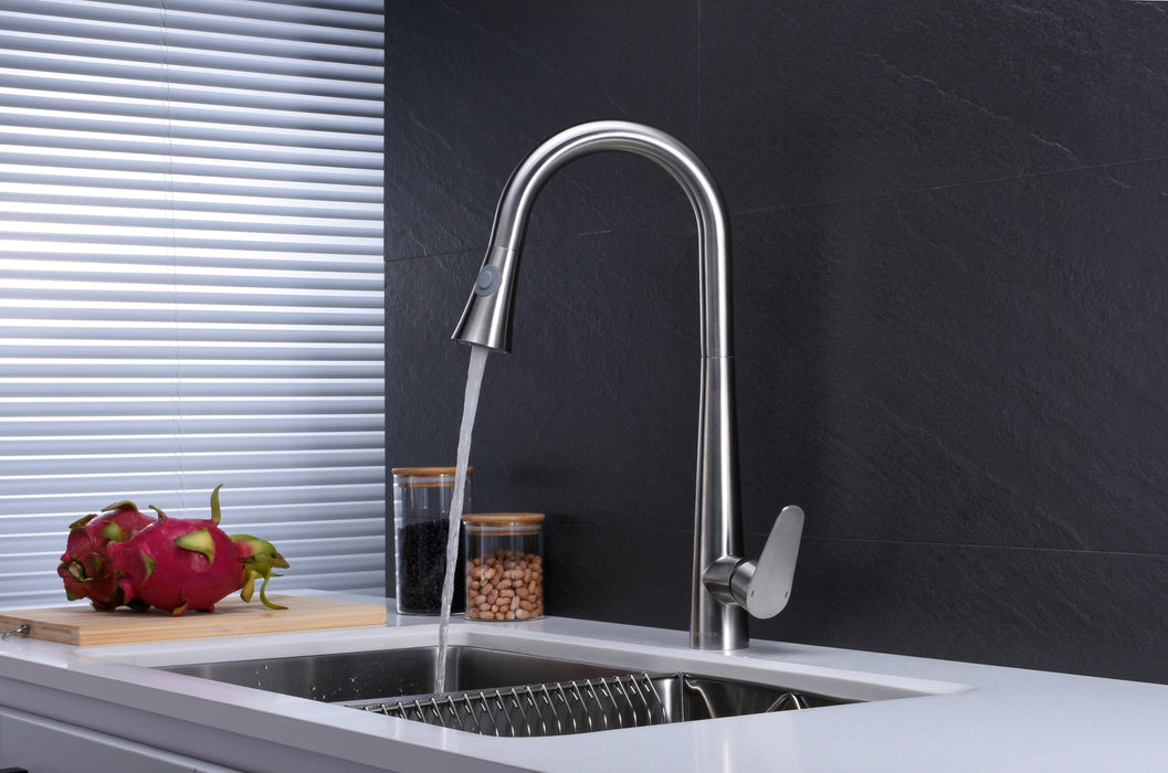 Monomando Cocina con caño extraible Silver 31004N - Unitex Store