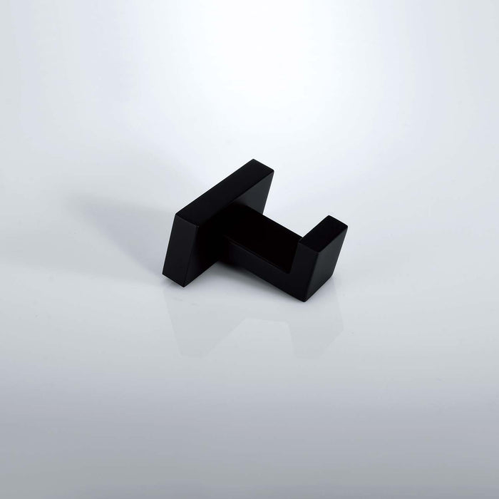 Percha de Baño Negro Mate 51882B - Unitex Store