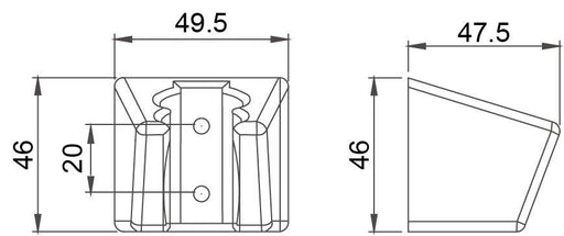 Soporte para Ducha telefono Cromado ABS 61605 - Unitex Store