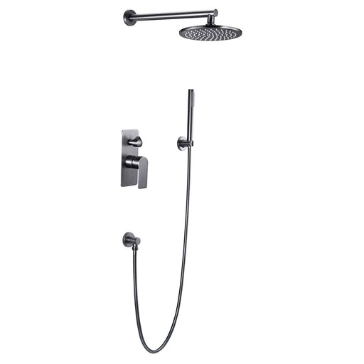 Monomando de Ducha al Muro Accesorios de Ducha Negro Grafito 730523-2GM - Unitex Store