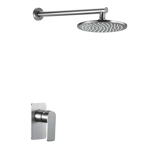 Monomando Ducha mural empotrado Canet Nickel 73053-2N - Unitex Store