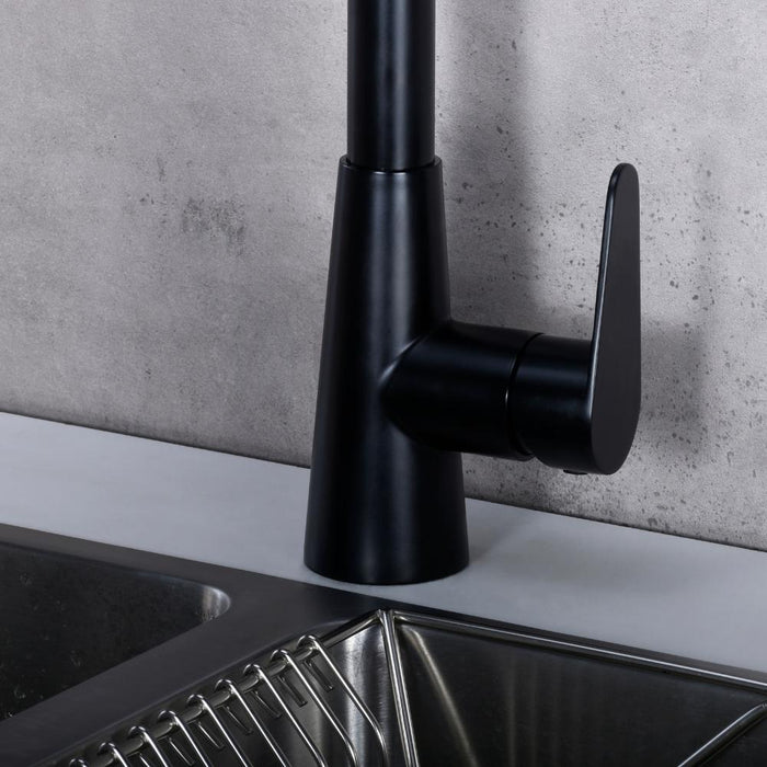 Llave Monomando Cocina con caño extraíble Black 31020B - Unitex Store